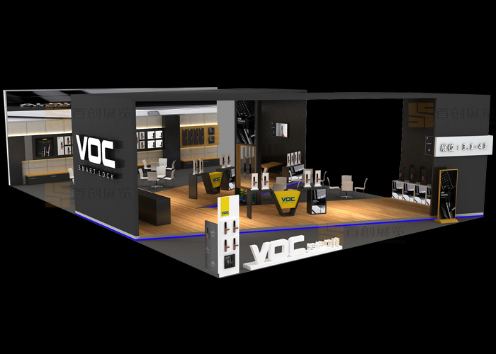 VOC 建材門(mén)窗展臺(tái)設(shè)計(jì)(圖1)