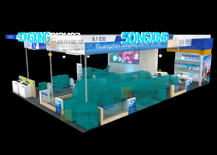 松興 機(jī)械工業(yè)展臺設(shè)計(圖3)