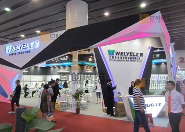 匯耀木質(zhì) 建材門窗展會搭建(圖3)